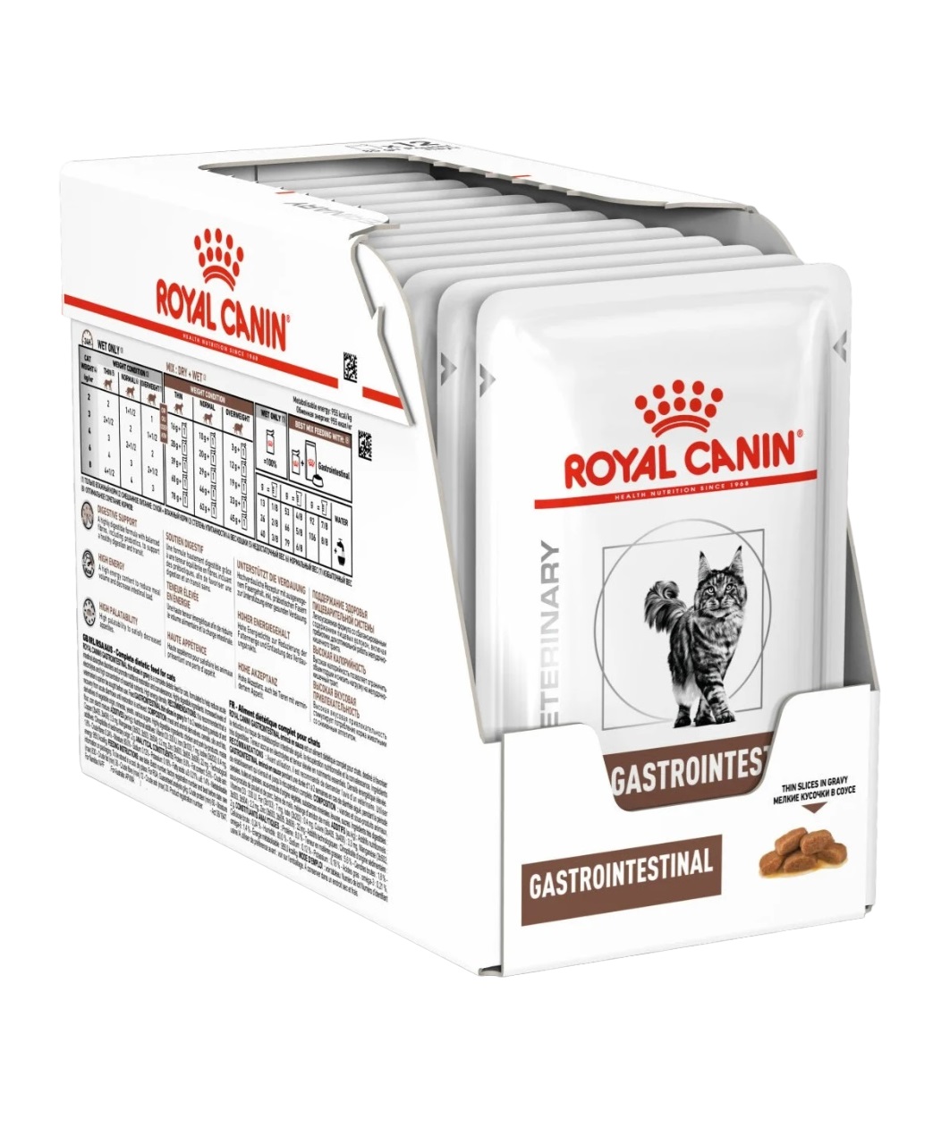 Влажный корм для кошек Royal Canin Veterinary Gastrointestinal, мясо, 12шт по 85г, Veterinary Care Nutrition Gastro Intestinal
Влажный корм для кошек Royal Canin Veterinary Gastrointestinal, мясо, 12шт по 85г, Veterinary Care Nutrition Gastro Intestinal