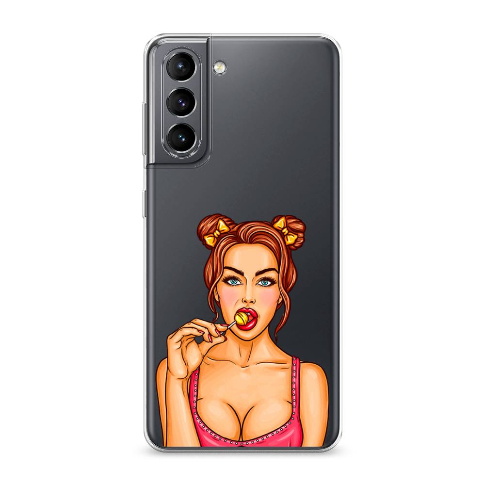 Чехол Awog на Samsung Galaxy S21 / Самсунг S21 "Вкусный леденец", Бежевый;коричневый;розовый, 2101850-7
Чехол Awog на Samsung Galaxy S21 / Самсунг S21 "Вкусный леденец", Бежевый;коричневый;розовый, 2101850-7