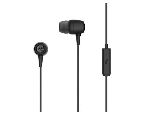 фото Наушники motorola metal earbuds in-ear headphones black