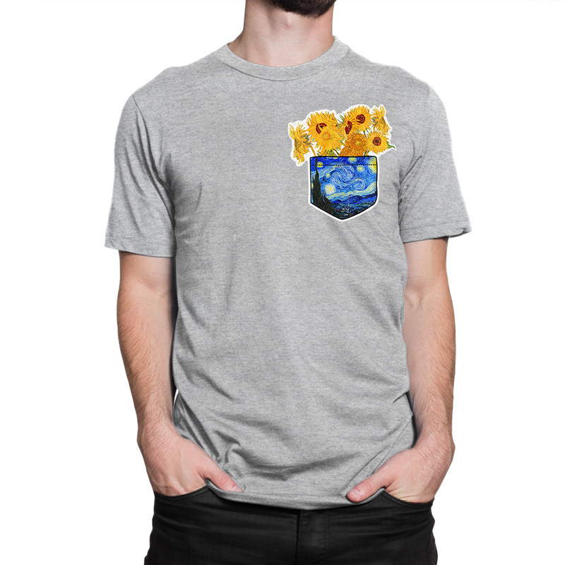 Футболка мужская Dream Shirts Подсолнухи в Кармашке - Ван Гог серая 3XL, Серый, Подсолнухи в Кармашке - Ван Гог
Футболка мужская Dream Shirts Подсолнухи в Кармашке - Ван Гог серая 3XL, Серый, Подсолнухи в Кармашке - Ван Гог