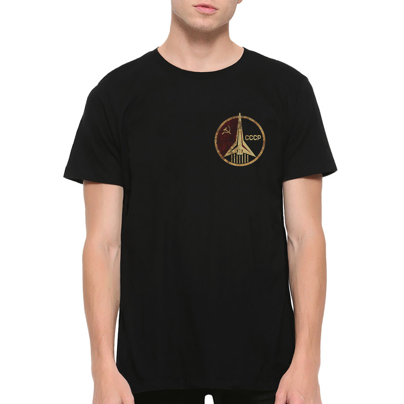 фото Футболка мужская логотип ссср dream shirts черная 2xl