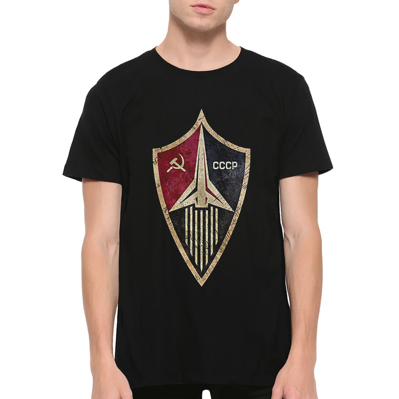 фото Футболка мужская ссср 3 dream shirts черная l