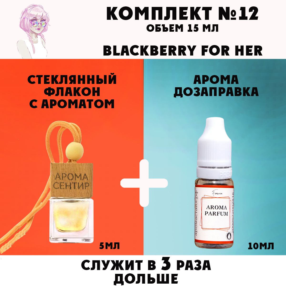Автомобильный ароматизатор Аромастайл флакон с деревянной крышкой и заправка Blackberry
Автомобильный ароматизатор Аромастайл флакон с деревянной крышкой и заправка Blackberry