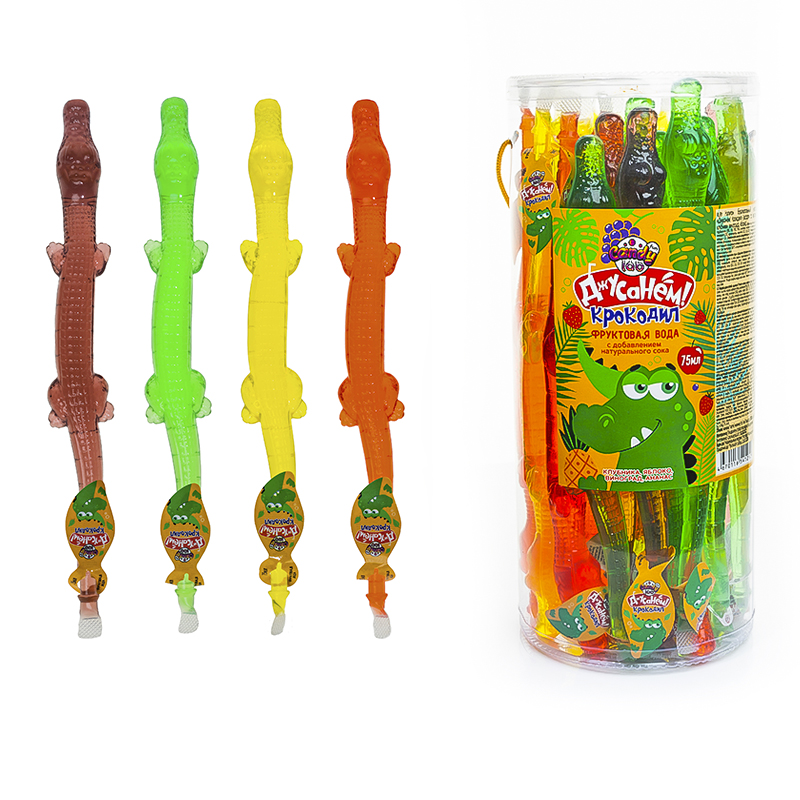 Напиток безалкогольный негазированный fun Candy lab Джусанём! Крокодил, 24шт*75мл, фруктовая вода
Напиток безалкогольный негазированный fun Candy lab Джусанём! Крокодил, 24шт*75мл, фруктовая вода
