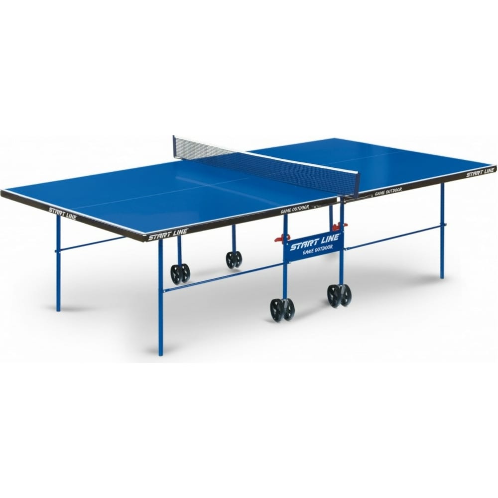 Start Line Теннисный стол всепогодный Game Outdoor blue любительский, с встроенной сеткой
Start Line Теннисный стол всепогодный Game Outdoor blue любительский, с встроенной сеткой