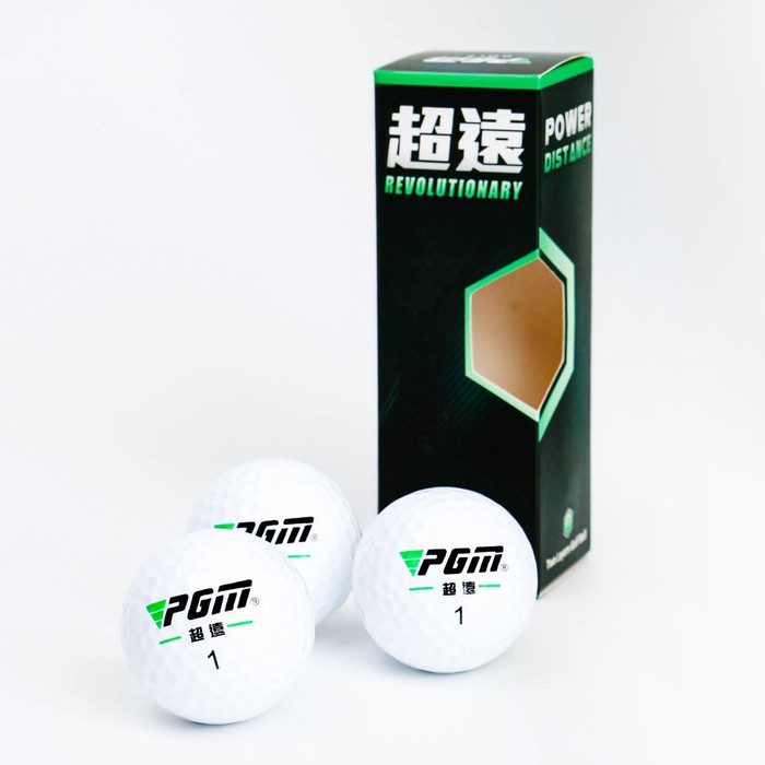 PGM Мячи для гольфа "Power Distance" PGM, двухкомпонентные, d=4.3 см, набор 3 шт, Белый, Power Distance
PGM Мячи для гольфа "Power Distance" PGM, двухкомпонентные, d=4.3 см, набор 3 шт, Белый, Power Distance