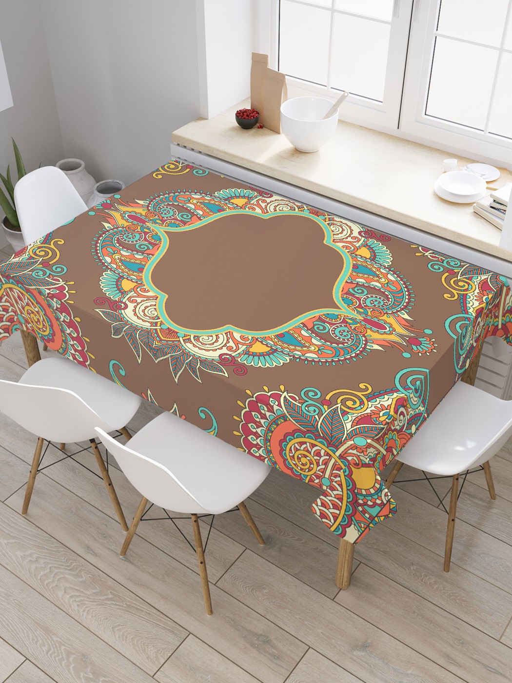 Скатерть прямоугольная JoyArty "Восточная виньетка" из сатена, 120x145 см, Красный, Восточная виньетка
Скатерть прямоугольная JoyArty "Восточная виньетка" из сатена, 120x145 см, Красный, Восточная виньетка