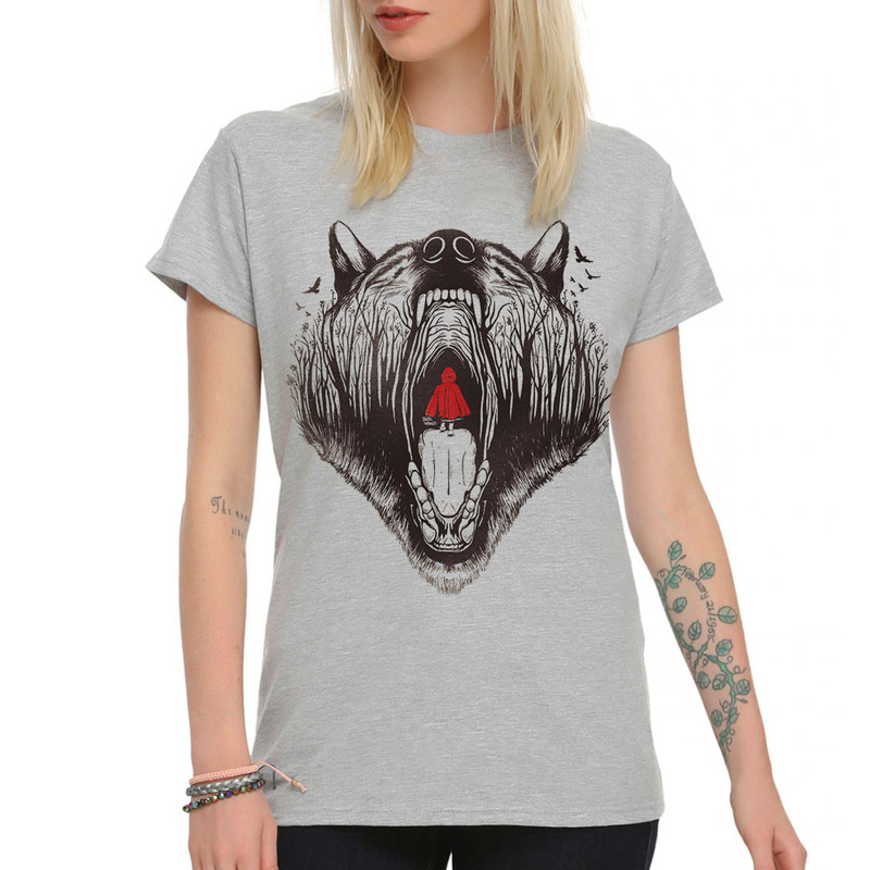 фото Футболка женская dream shirts красная шапочка-w серая m