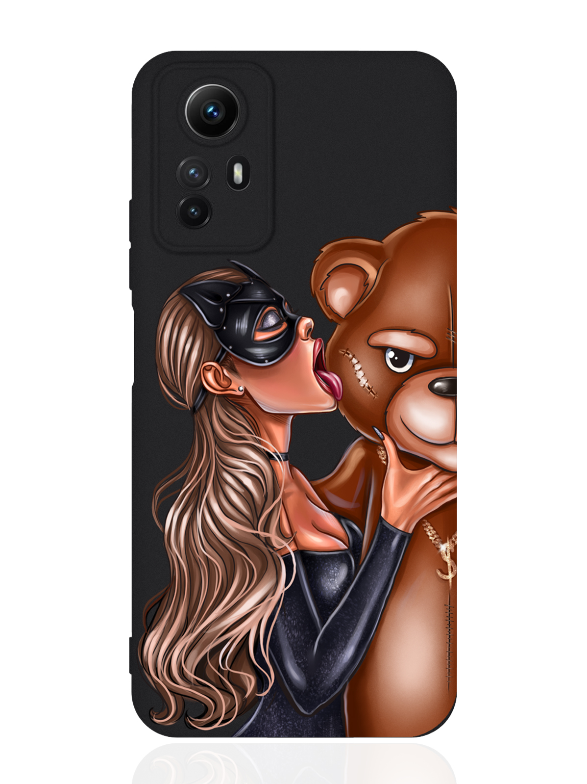 Чехол для смартфона Xiaomi Redmi Note 12s черный силиконовый Кошечка и мишка, Черный;белый
Чехол для смартфона Xiaomi Redmi Note 12s черный силиконовый Кошечка и мишка, Черный;белый