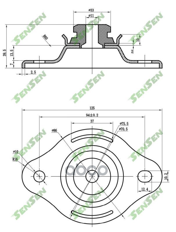 Опора Амортизатора Заднего Chevrolet Aveo (T200, T250) 03 Sensen M61029 Sensen арт. M61029
Опора Амортизатора Заднего Chevrolet Aveo (T200, T250) 03 Sensen M61029 Sensen арт. M61029