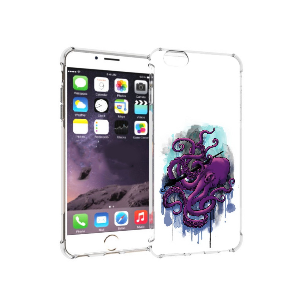 Чехол MyPads Tocco для Apple iPhone 6 Plus фиолетовый осьминог, Прозрачный, Tocco
Чехол MyPads Tocco для Apple iPhone 6 Plus фиолетовый осьминог, Прозрачный, Tocco