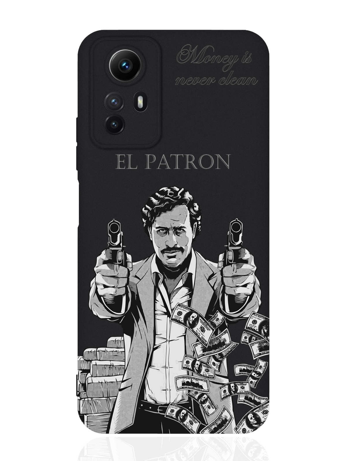 Чехол для смартфона Xiaomi Redmi Note 12s черный силиконовый Пабло Эскобар, Разноцветный
Чехол для смартфона Xiaomi Redmi Note 12s черный силиконовый Пабло Эскобар, Разноцветный