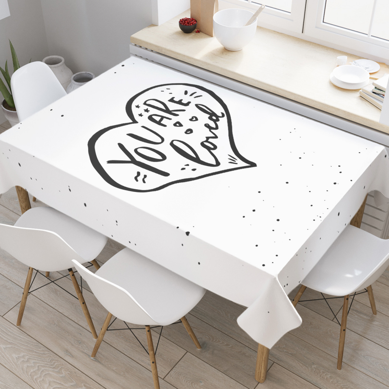 Скатерть прямоугольная JoyArty "Тебя любят" из сатена, 120x145 см, Тебя любят
Скатерть прямоугольная JoyArty "Тебя любят" из сатена, 120x145 см, Тебя любят