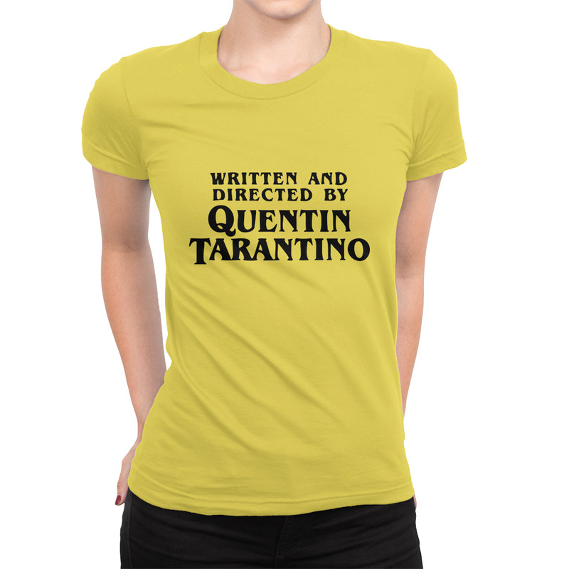 Футболка женская Dream Shirts Режиссер Квентин Тарантино желтая M, Желтый, Режиссер Квентин Тарантино
Футболка женская Dream Shirts Режиссер Квентин Тарантино желтая M, Желтый, Режиссер Квентин Тарантино