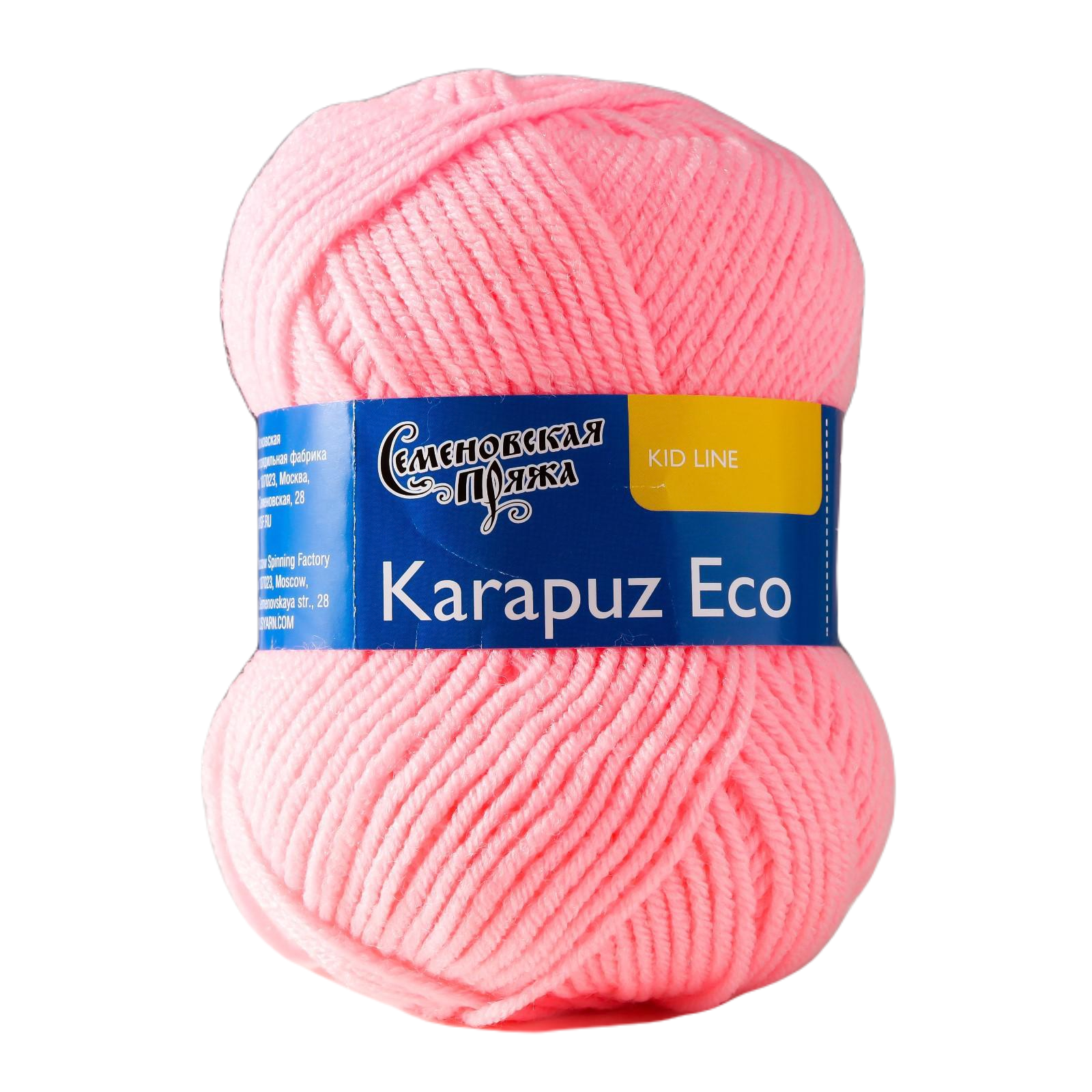 Пряжа Karapuz Eco (КарапузЭко) 90% акрил, 10% капрон 125м/50гр розовый (20), Пряжа для вязания "Карапуз ЭКО"
Пряжа Karapuz Eco (КарапузЭко) 90% акрил, 10% капрон 125м/50гр розовый (20), Пряжа для вязания "Карапуз ЭКО"