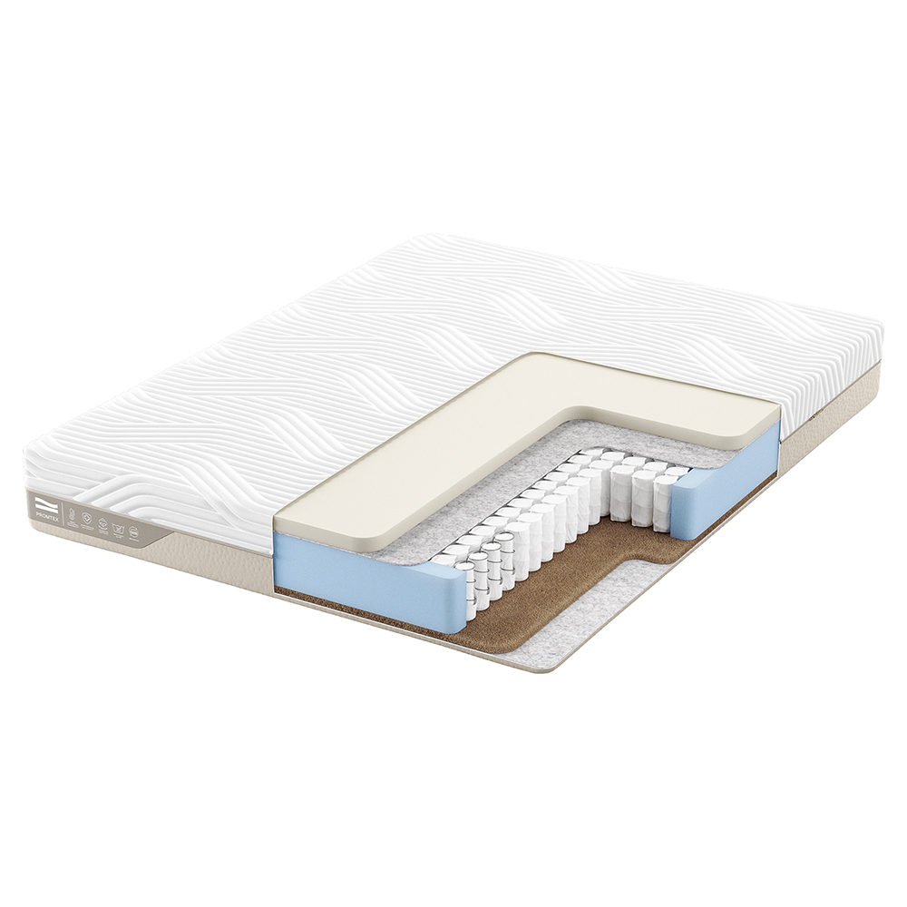 Матрас анатомический Promtex Duet Memory с независимым пружинным блоком 120x200, Белый, Duet Memory
Матрас анатомический Promtex Duet Memory с независимым пружинным блоком 120x200, Белый, Duet Memory