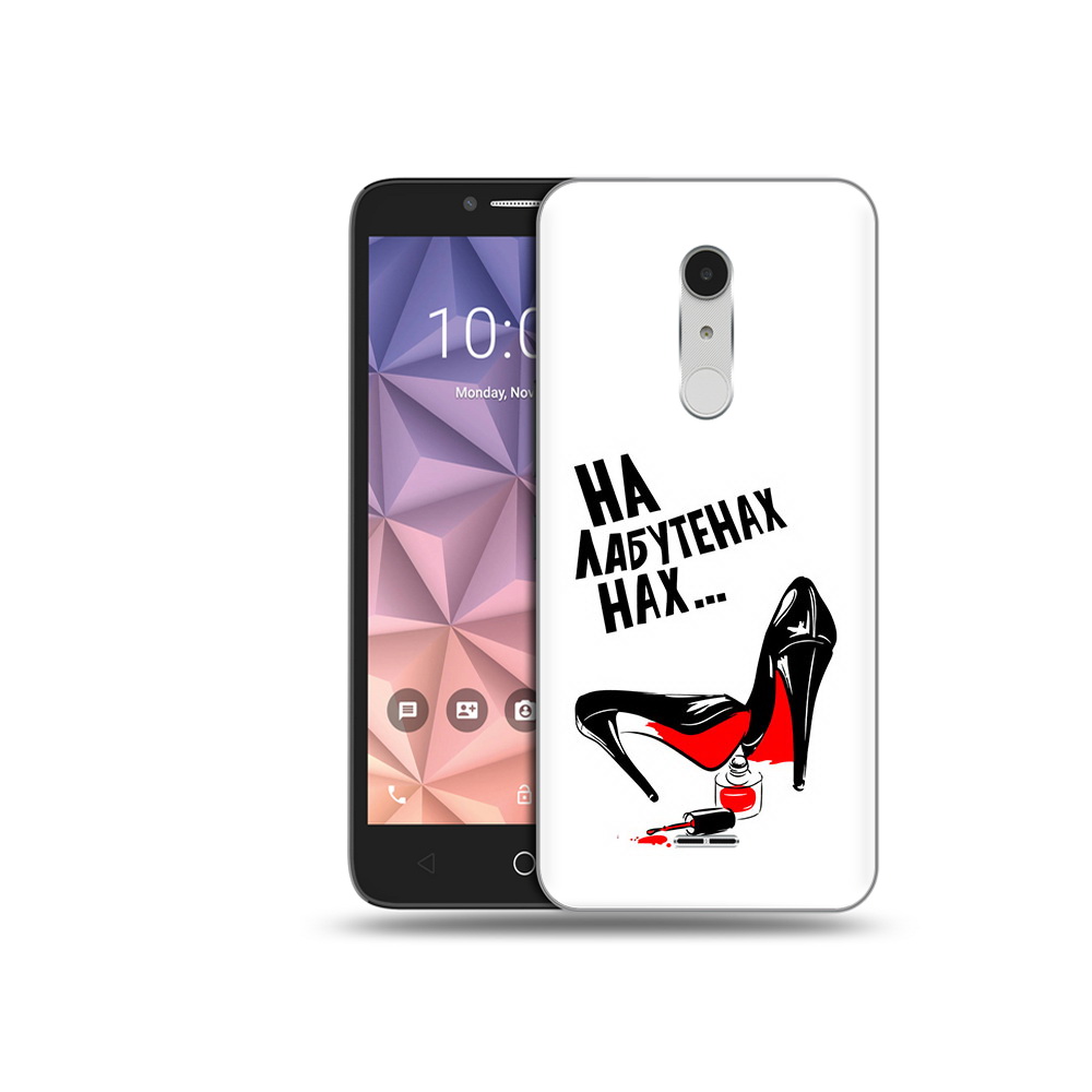 Чехол MyPads Tocco для Alcatel A3 XL на лабутенах, Прозрачный, Tocco 
Чехол MyPads Tocco для Alcatel A3 XL на лабутенах, Прозрачный, Tocco