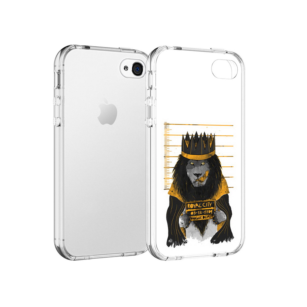 Чехол MyPads Tocco для Apple iPhone 4 лев в законе, Прозрачный, Tocco 
Чехол MyPads Tocco для Apple iPhone 4 лев в законе, Прозрачный, Tocco