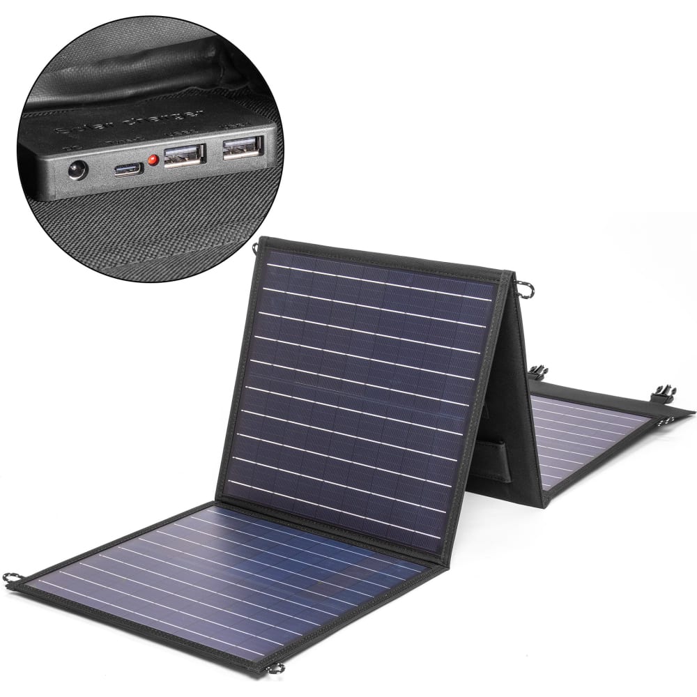 TopOn Солнечная батарея 80W 18V DC, Type-C PD 60W, USB QC3.0 18W, USB 12W, влагозащищенная
TopOn Солнечная батарея 80W 18V DC, Type-C PD 60W, USB QC3.0 18W, USB 12W, влагозащищенная
