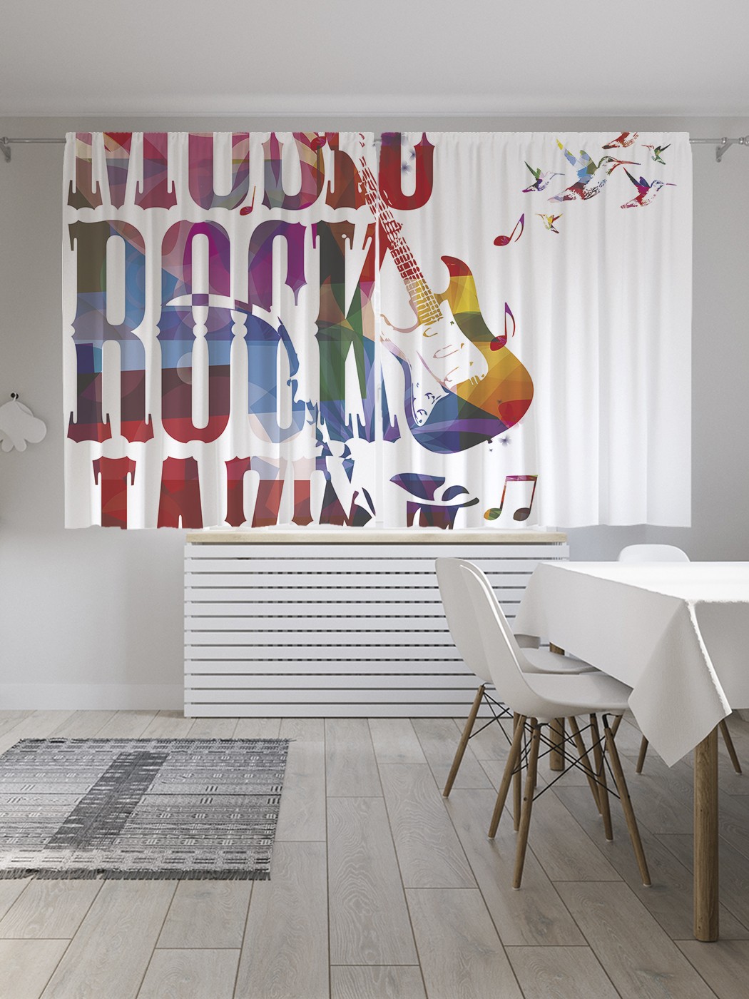 Классические шторы JoyArty "Рок и джаз", серия Oxford DeLux, 2 полотна 145x180 см, Рок и джаз
Классические шторы JoyArty "Рок и джаз", серия Oxford DeLux, 2 полотна 145x180 см, Рок и джаз