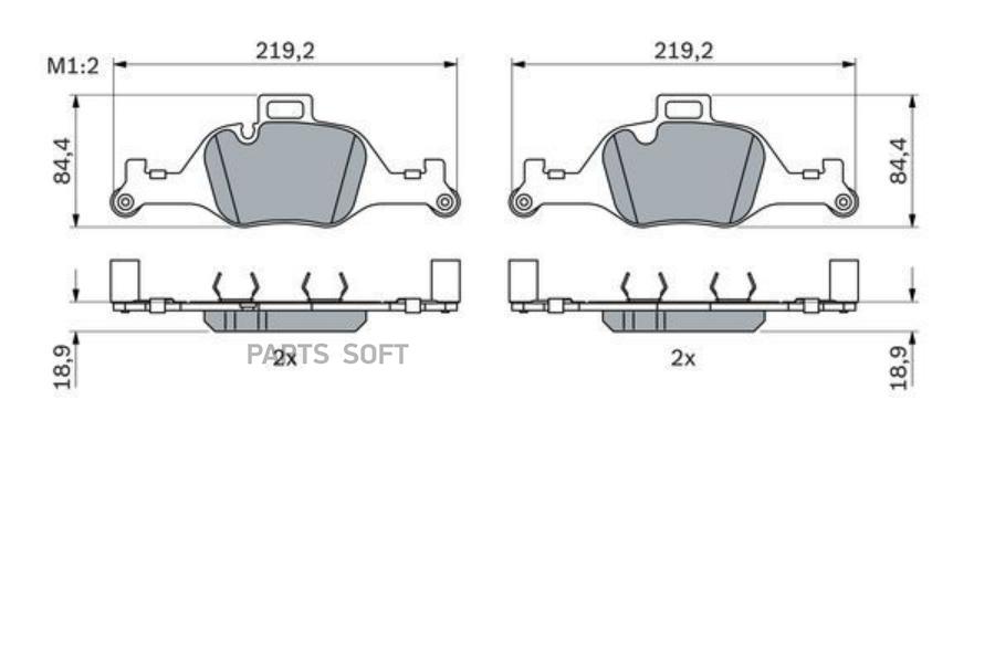BOSCH 0 986 424 849_комплект тормозных колодок дисковый тормоз\ BMW 5 G30 16>/7 G11/G12 14
BOSCH 0 986 424 849_комплект тормозных колодок дисковый тормоз\ BMW 5 G30 16>/7 G11/G12 14
