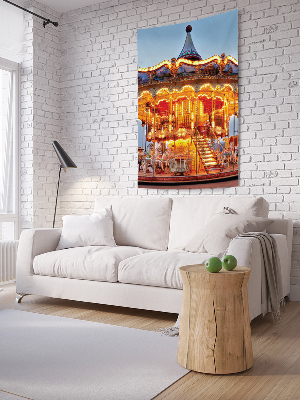Вертикальное фотопанно на стену JoyArty Сияющая карусель 150x200 см, Сияющая карусель
Вертикальное фотопанно на стену JoyArty Сияющая карусель 150x200 см, Сияющая карусель