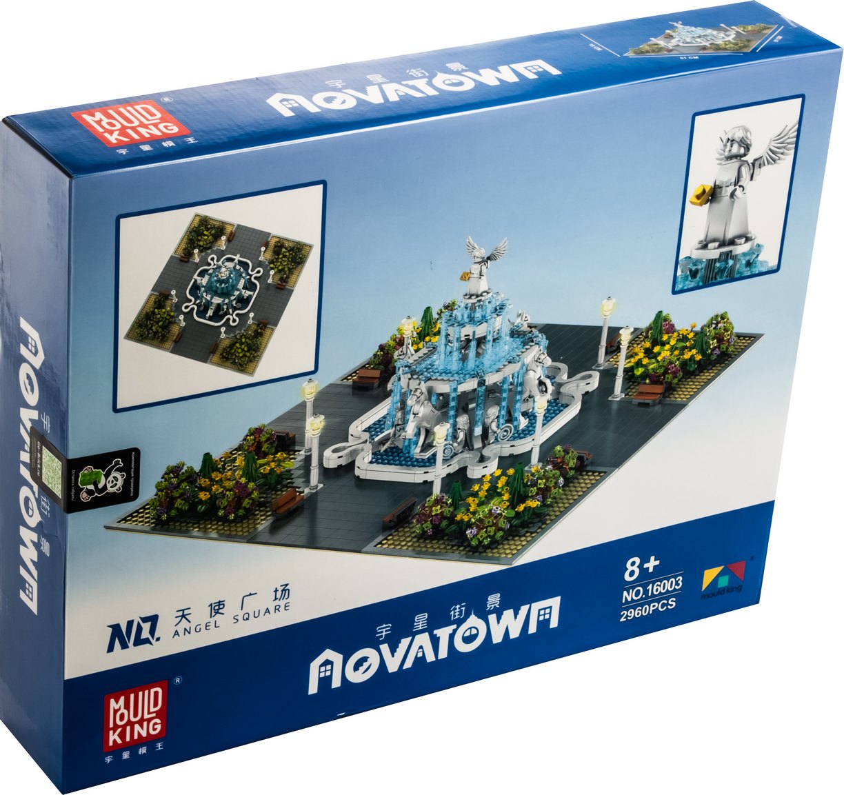 Конструктор MOULD KING 16003 Сквер у фонтана Ангела с подсветкой, 8+, 2 960 дет.
Конструктор MOULD KING 16003 Сквер у фонтана Ангела с подсветкой, 8+, 2 960 дет.