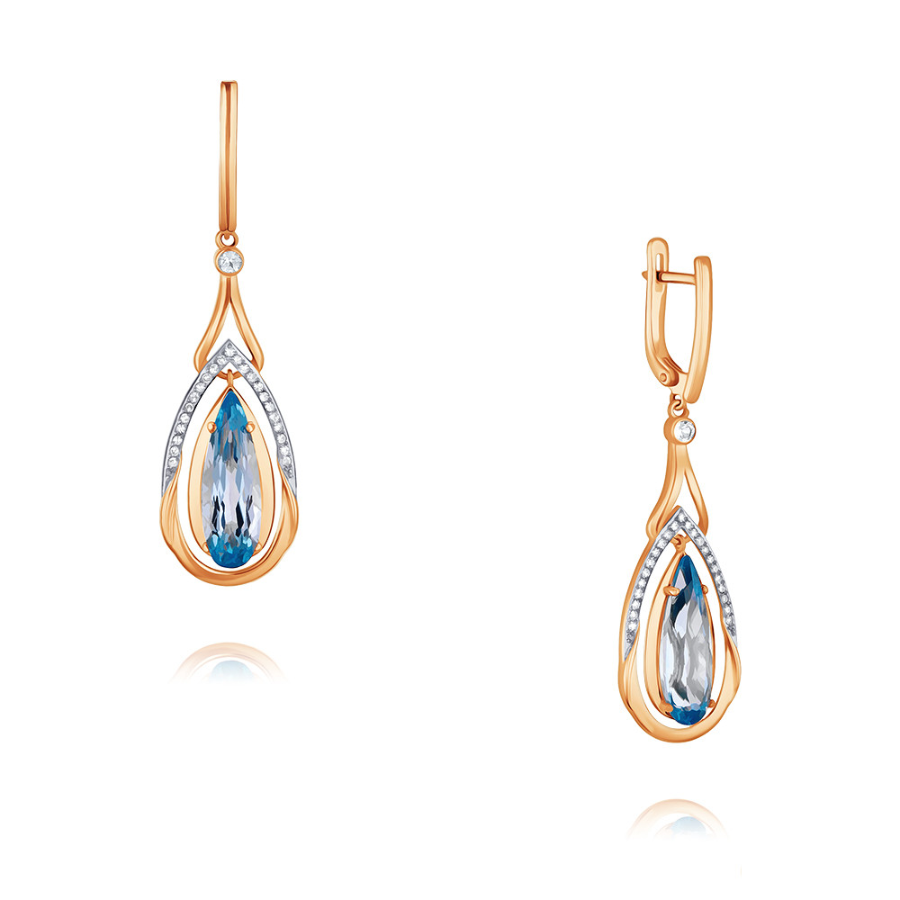 Серьги подвески из красного золота ADAMAS 24041049/01-А50Д-439, бриллиант/топаз, 24041049/01-А50Д-439
Серьги подвески из красного золота ADAMAS 24041049/01-А50Д-439, бриллиант/топаз, 24041049/01-А50Д-439