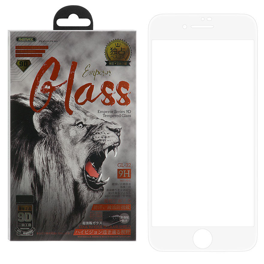 Защитное стекло Remax Emperor Series 9D GL-32 для iPhone 7 Plus/8 Plus White, Emperor Series 9D GL-32
Защитное стекло Remax Emperor Series 9D GL-32 для iPhone 7 Plus/8 Plus White, Emperor Series 9D GL-32