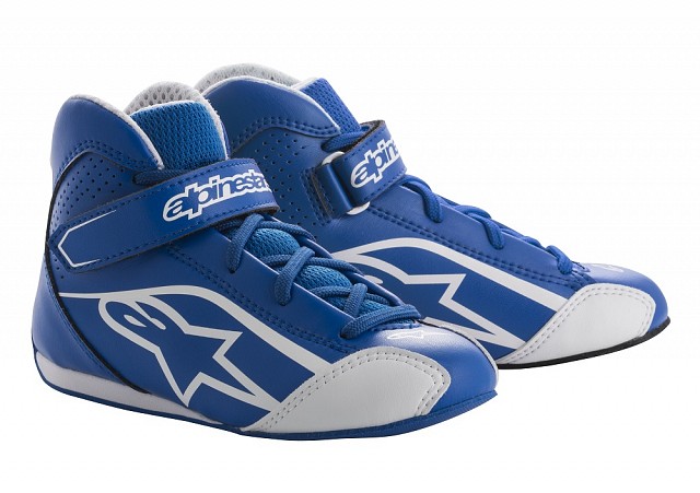 фото Ботинки для картинга детские tech 1-ks, синий/белый, 30 (12,5) alpinestars 2712518_72_12,5