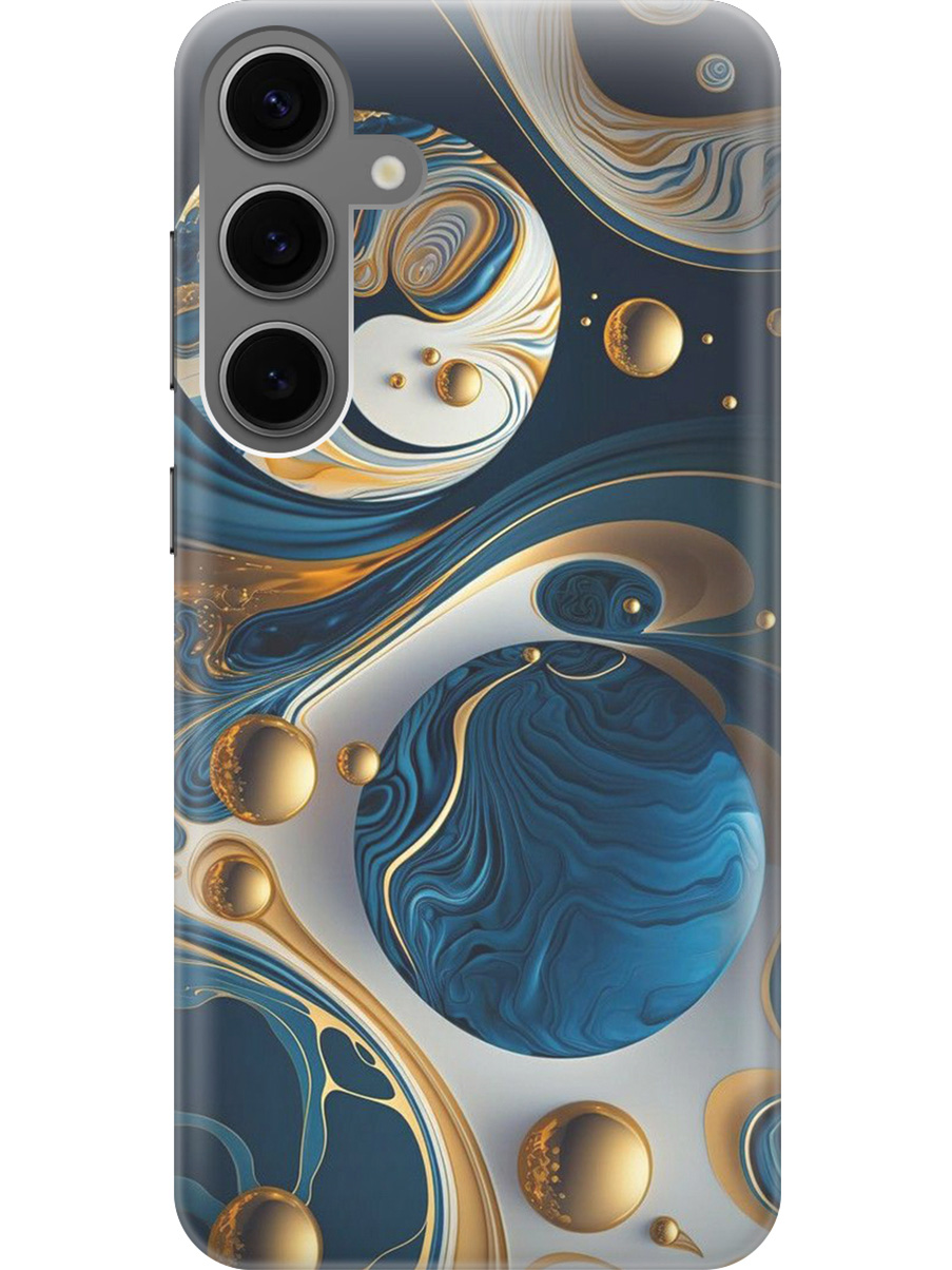Силиконовый чехол на Samsung Galaxy S24+ с рисунком "Сине-золотые фигуры", Желтый;синий, 20011906
Силиконовый чехол на Samsung Galaxy S24+ с рисунком "Сине-золотые фигуры", Желтый;синий, 20011906