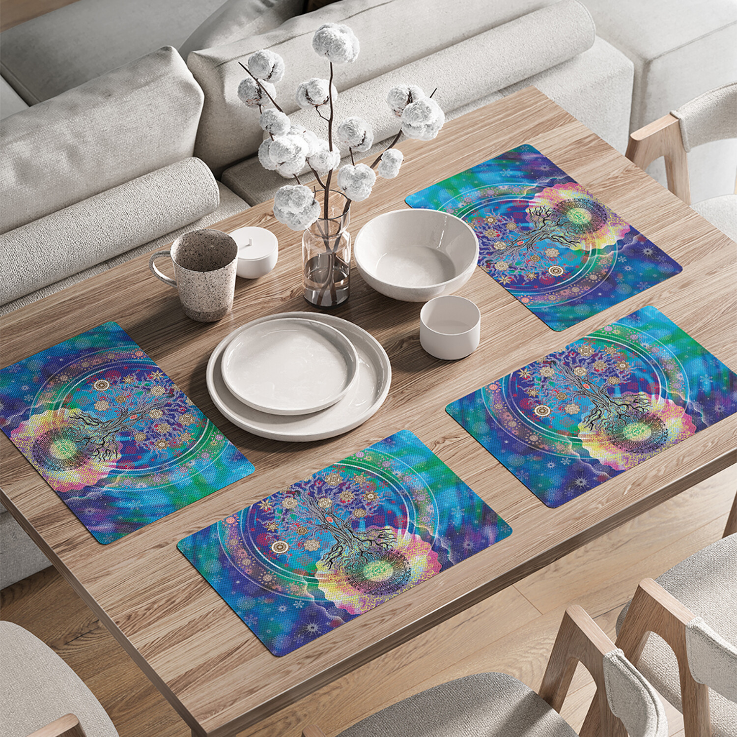 Комплект тканевых салфеток JoyArty Чарующее древо для сервировки стола 46x30 см, 4шт, Синий, Чарующее древо
Комплект тканевых салфеток JoyArty Чарующее древо для сервировки стола 46x30 см, 4шт, Синий, Чарующее древо