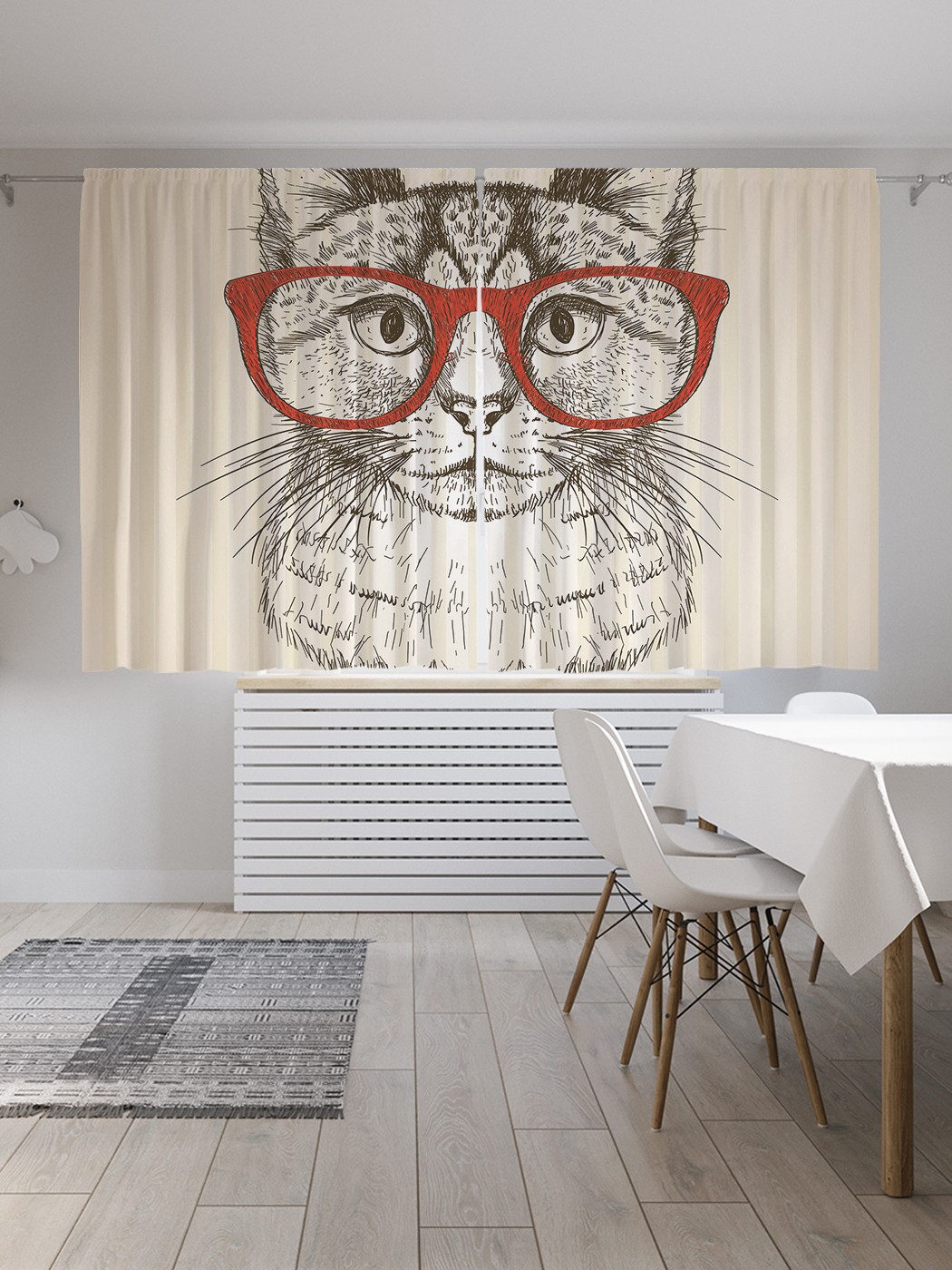 Классические шторы JoyArty "Кот в очках", серия Oxford DeLux, 2 полотна 145x180 см, Кот в очках
Классические шторы JoyArty "Кот в очках", серия Oxford DeLux, 2 полотна 145x180 см, Кот в очках