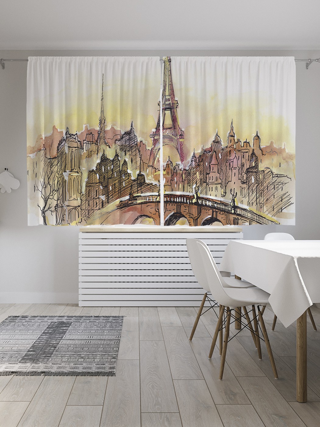 Классические шторы JoyArty "Зарисовки Парижа", серия Oxford DeLux, 2 полотна 145x180 см, Зарисовки Парижа
Классические шторы JoyArty "Зарисовки Парижа", серия Oxford DeLux, 2 полотна 145x180 см, Зарисовки Парижа
