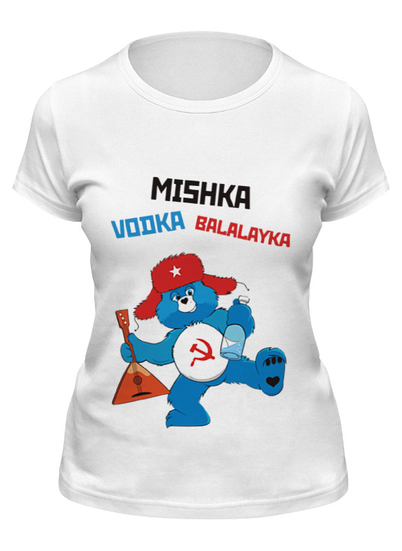Футболка женская Printio Мишка водка балалайка белая 2XL, Белый, Мишка водка балалайка
Футболка женская Printio Мишка водка балалайка белая 2XL, Белый, Мишка водка балалайка