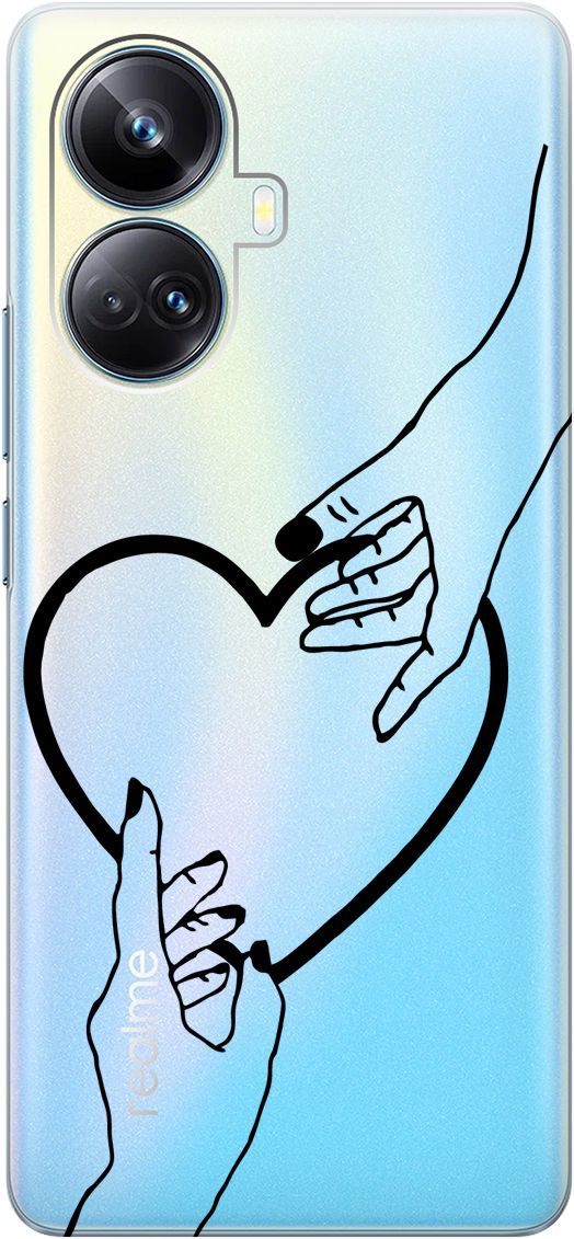 Силиконовый чехол на Realme 10 Pro+ с 3D принтом "Hands" прозрачный, Прозрачный;черный, 158640
Силиконовый чехол на Realme 10 Pro+ с 3D принтом "Hands" прозрачный, Прозрачный;черный, 158640