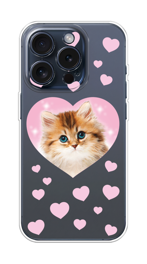 Чехол Homey на Apple iPhone 15 Pro "Котенок в сердце", Розовый;оранжевый;белый;прозрачный, 15750-1
Чехол Homey на Apple iPhone 15 Pro "Котенок в сердце", Розовый;оранжевый;белый;прозрачный, 15750-1