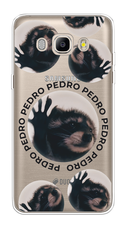 Чехол на Samsung Galaxy J5 2016 "Pedro енот", Черный;бежевый;прозрачный, 22750-1
Чехол на Samsung Galaxy J5 2016 "Pedro енот", Черный;бежевый;прозрачный, 22750-1