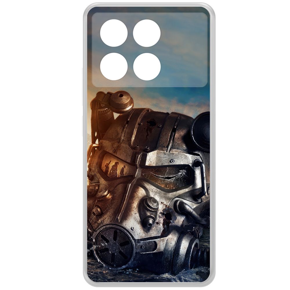 Чехол-накладка Krutoff Clear Case Фоллаут (Fallout) - Шлем Т-60 для Xiaomi Poco X6 Pro, Прозрачный
Чехол-накладка Krutoff Clear Case Фоллаут (Fallout) - Шлем Т-60 для Xiaomi Poco X6 Pro, Прозрачный