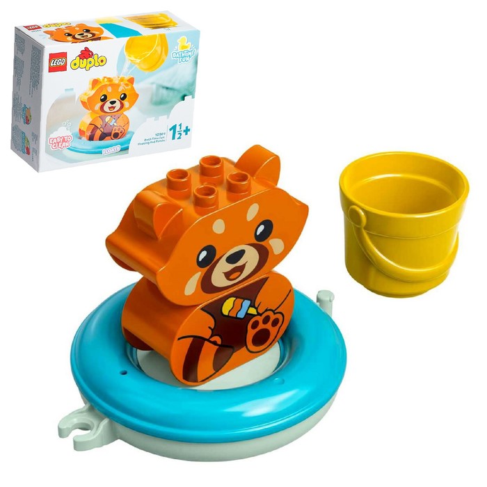 Конструктор Lego Duplo «Приключения в ванной: Красная панда на плоту», 10964, 5 деталей
Конструктор Lego Duplo «Приключения в ванной: Красная панда на плоту», 10964, 5 деталей