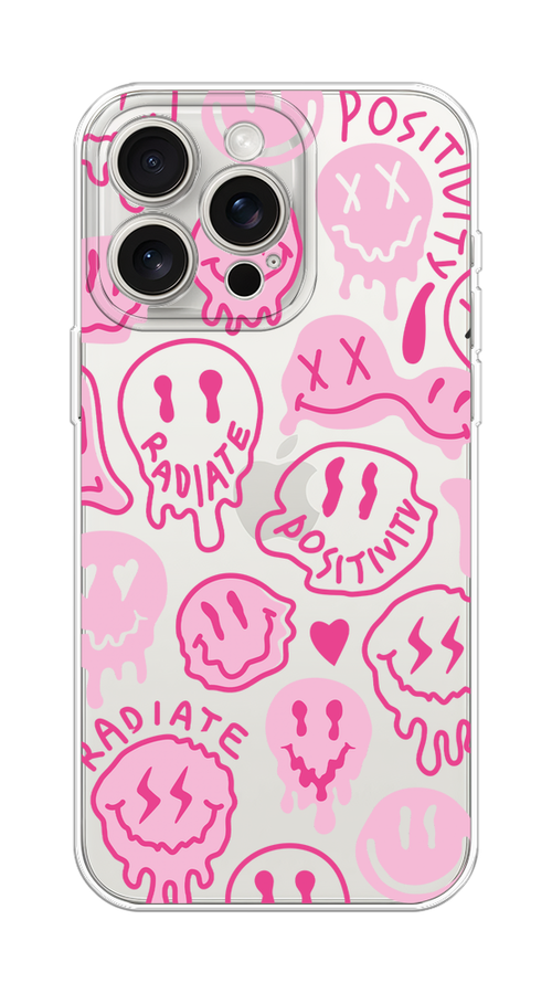 Чехол Homey на Apple iPhone 15 Pro Max "Галлюциногенные смайлики", Прозрачный;розовый, 15850-1
Чехол Homey на Apple iPhone 15 Pro Max "Галлюциногенные смайлики", Прозрачный;розовый, 15850-1