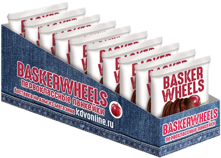 Панкейк Basker Wheels какао с вишневой начинкой 36 г
Панкейк Basker Wheels какао с вишневой начинкой 36 г
