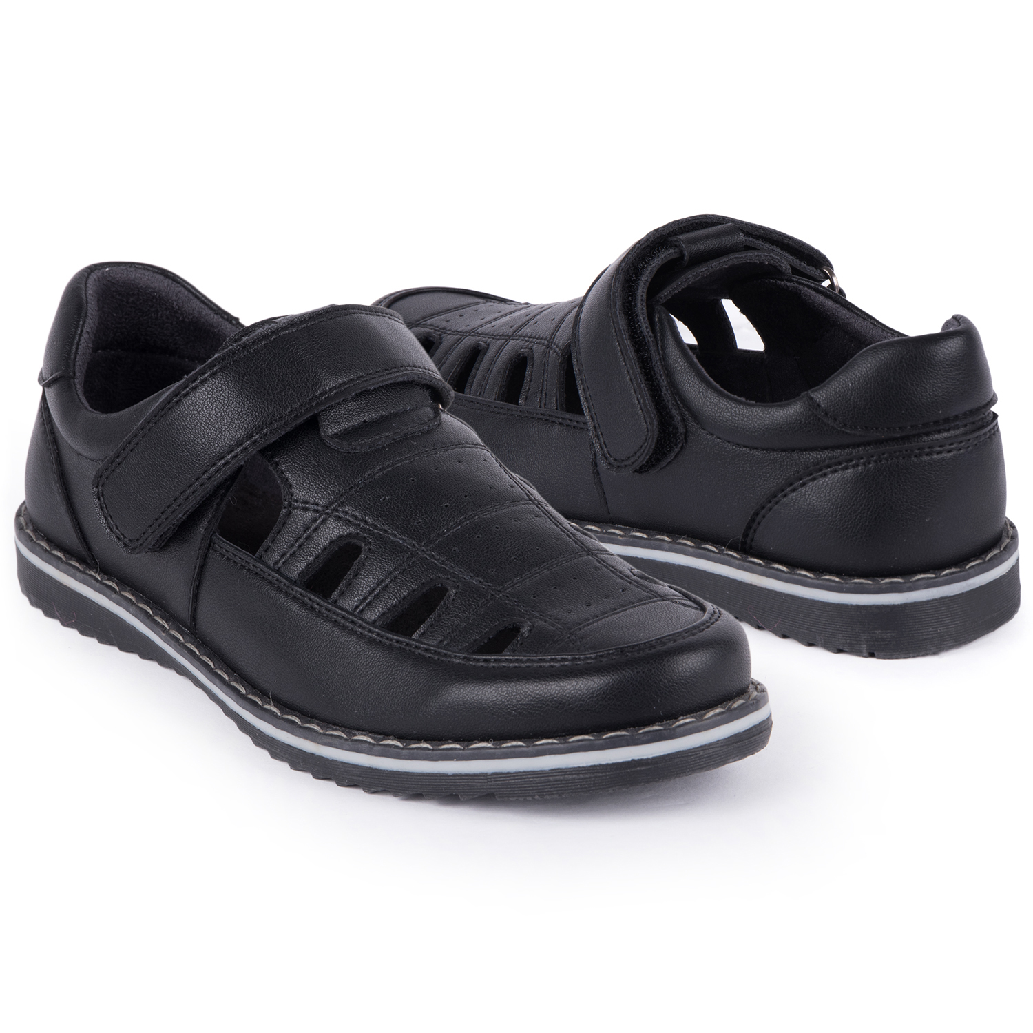 фото Полуботинки kidix mufw21-64 black р.37