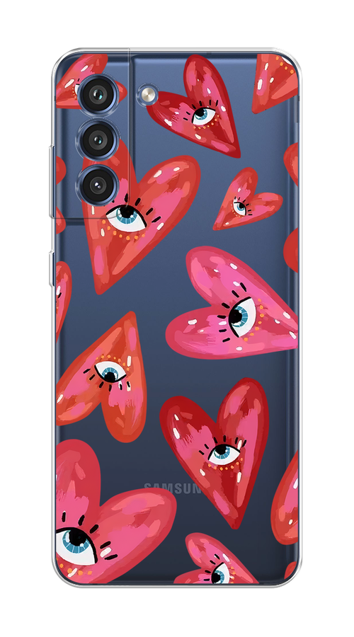 Чехол Homey на Samsung Galaxy S21 FE 5G "Сердечки с глазами", Коричневый;красный;розовый, 2103050-1
Чехол Homey на Samsung Galaxy S21 FE 5G "Сердечки с глазами", Коричневый;красный;розовый, 2103050-1