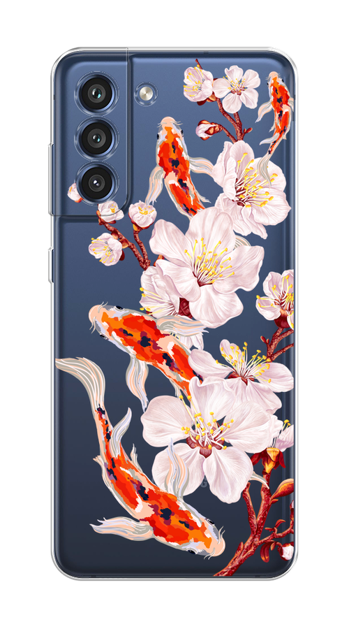 Чехол Homey на Samsung Galaxy S21 FE 5G "Карпы и сакура", Оранжевый;розовый;бежевый;прозрачный, 2103050-1
Чехол Homey на Samsung Galaxy S21 FE 5G "Карпы и сакура", Оранжевый;розовый;бежевый;прозрачный, 2103050-1