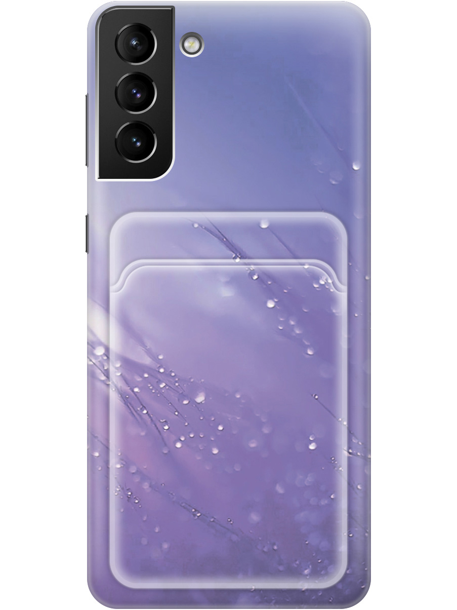 Силиконовый чехол на Samsung Galaxy S21+ с рисунком "Капли на синей траве", Белый;синий, 20012054
Силиконовый чехол на Samsung Galaxy S21+ с рисунком "Капли на синей траве", Белый;синий, 20012054