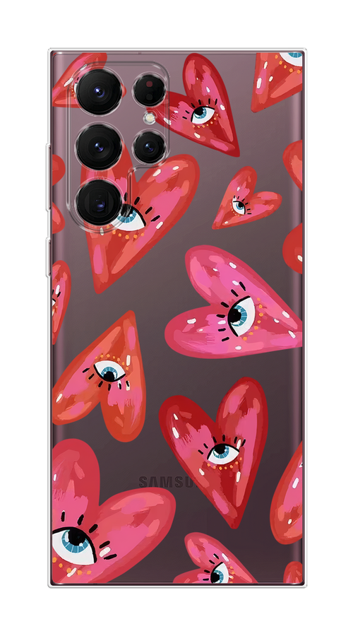 Чехол Homey на Samsung Galaxy S22 Ultra "Сердечки с глазами", Коричневый;красный;розовый, 2104050-1
Чехол Homey на Samsung Galaxy S22 Ultra "Сердечки с глазами", Коричневый;красный;розовый, 2104050-1