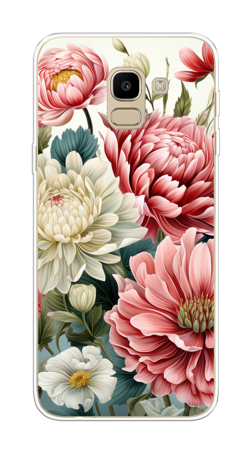 Чехол на Samsung Galaxy J6 2018 "Садовые цветы рисунок", Розовый;зеленый;белый, 26150-1
Чехол на Samsung Galaxy J6 2018 "Садовые цветы рисунок", Розовый;зеленый;белый, 26150-1