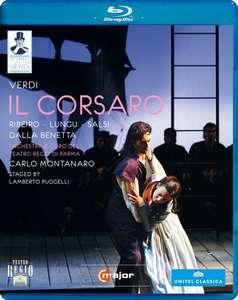 Tutto Verdi Vol.12: Corsaro (Il) (Teatro Regio di Parma, 2008) (Blu-ray, HD), 1 Blu-ray
Tutto Verdi Vol.12: Corsaro (Il) (Teatro Regio di Parma, 2008) (Blu-ray, HD), 1 Blu-ray