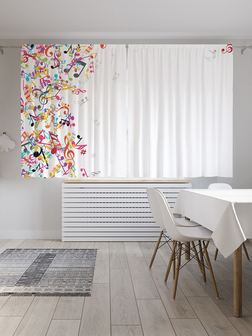 Шторы под лён «Музыкальное наполнение», серия Oxford DeLux, 290х180 см
Шторы под лён «Музыкальное наполнение», серия Oxford DeLux, 290х180 см